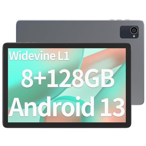 8コア､WideVine L1対応】PlimPad P8Pro タブレット 10インチ wi-fiモデル Android13、2.0GHz CPU 、RAM8GB(4+4拡張)/ROM128GB ROM/1TB拡張、一体型金属アルミ、10.1′ HD  IPS大画面、6000mAhバッテリー、1.8m充電ケーブル､5G Wi-Fi 6、BT 5.3､日本語説明書付き-Plimpton ...